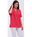 Casaca sanitaria unisex de tejido elástico con 3 bolsillos 114016. Eurosavoy RM