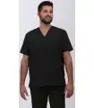 Casaca sanitaria unisex de tejido elástico con 3 bolsillos 114016. Eurosavoy NG
