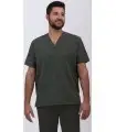 Casaca sanitaria unisex de tejido elástico con 3 bolsillos 114016. Eurosavoy VK