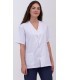 Casaca sanitaria unisex con cierre central con corchetes 114014. Eurosavoy BL