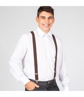 Tirante 329 elástico unisex. Garys. Marron