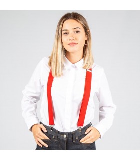 Tirante 329 elástico unisex. Garys. Rojo