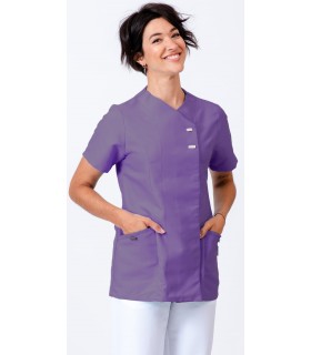 Casaca para estética de mujer con cierre de corchetes 114207. Eurosavoy MO