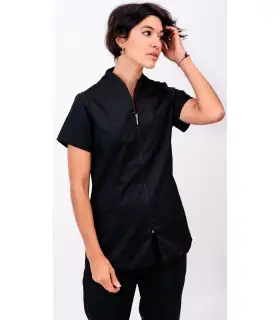 Casaca para estética de mujer con cierre de cremallera 114216. Eurosavoy NG