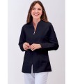 Casaca para estética de mujer con cierre de cremallera 114209. Eurosavoy NG