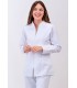 Casaca para estética de mujer con cierre de cremallera 114209. Eurosavoy BL