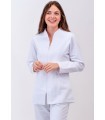 Casaca para estética de mujer con cierre de cremallera 114209. Eurosavoy BL