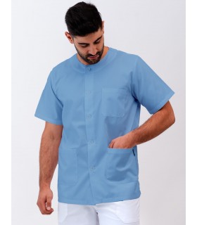 Casaca sanitaria unisex de cierre de botones 114002. Eurosavoy CE