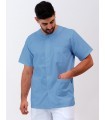 Casaca sanitaria unisex de cierre de botones 114002. Eurosavoy CE