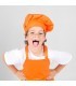 Gorro Gran Chef 4453. Niños. Garys. Naranja