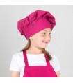 Gorro Gran Chef 4453. Niños. Garys. Fucsia