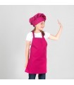 Delantal 1118 sin bolsillo para niños. Garys. Fucsia.