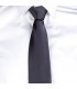 Corbata 321 sin nudo unisex. Garys. Gris Marengo