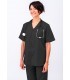 Casaca sanitaria unisex con cierre con botones 114005. Eurosavoy NG