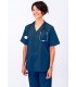 Casaca sanitaria unisex con cierre con botones 114005. Eurosavoy MR