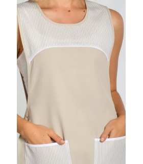 Casulla de estética combinada de mujer 8468569. detalle Dyneke