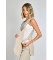 Casulla de estética combinada de mujer 8468569. lateral Dyneke