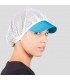 Gorro 415 de rejilla con visera de color. PACK 10 Unidades. Garys. Turquesa