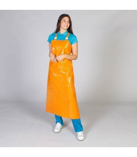 Delantal 1264 Poliuretano. Garys, naranja chica