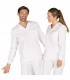 Casaca Sanitario 6083. Manga larga. Unisex. Garys, blanco