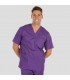 Casaca Sanitario 605. Unisex. Manga corta. Garys, morado