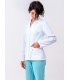 Bata sanitaria corta para mujer 113613. Eurosavoy