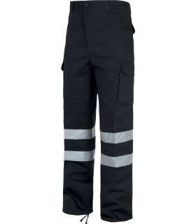 Pantalón C4016 Reflectante con refuerzo en rodillas y culera. Workteam