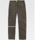 Pantalón de trabajo de tejido elástico bidireccional multibolsillos B4031. Workteam VK2