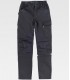 Pantalón de trabajo de tejido elástico bidireccional multibolsillos B4031. Workteam NG1