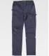 Pantalón de trabajo de tejido elástico bidireccional multibolsillos B4031. Workteam MA1