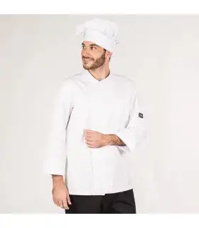 Casaca Chef 9320 Hermes 100% Algodón Egipcio. Cool max. Garys