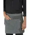 Delantal corto de hostelería unisex 8529376 Loneta. bolsillos Dyneke