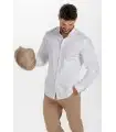 Camisa de hostelería de hombre 8571823 Mao. 2 Dyneke