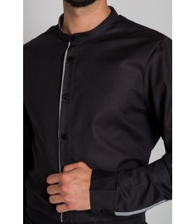 Camisa de hostelería de hombre 8571841 Mao. detalle Dyneke