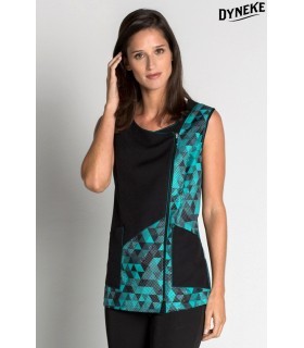 Casulla bicolor de estética y servicios de mujer 8638725. Hipster. Dyneke