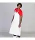 Delantal 1262 resistente a las grasas y productos de limpieza. Especial alimentación. Garys blanco