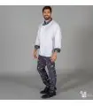 Pantalón de cocina estampado unisex de poliéster reciclado 7035. Garys