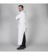 Delantal largo 191. Garys blanco lateral