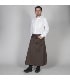 Delantal largo 191. Garys marron
