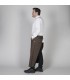 Delantal largo 191. Garys marron lateral