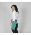 Delantal corto 117.45-B. Garys verde lateral