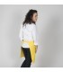 Delantal corto 117.45-B. Garys amarillo espalda