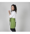 Delantal corto 117.45-B. Garys verde oliva lateral
