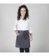 Delantal corto 117.45-B. Garys gris marengo