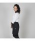 Delantal corto 117.45-B. Garys negro lateral