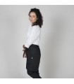 Delantal corto 117.45-B. Garys negro lateral