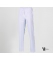 Pantalón 7036 Unisex de Microfibra reciclada. Color blanco. Garys