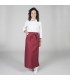 Delantal largo 118-B. 100 x 100. Garys burdeos tres