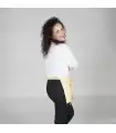 Delantal corto 120. Sin bolsillo. Garys vainilla espalda