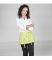 Delantal corto 120. Sin bolsillo. Garys pistacho